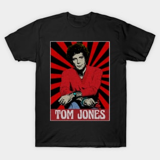 Tom Jones 1980s Pop Art Fan Art T-Shirt